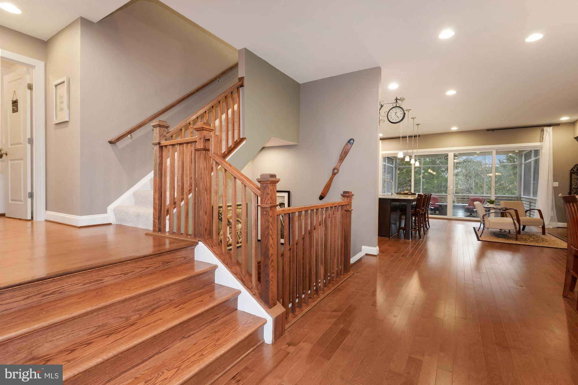 23524 Epperson Square Brambleton, VA 20148 - Photo 4 of 36 View from Front Door into Kitchen & Living Area