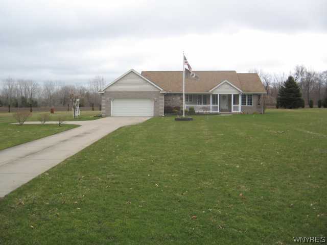 497 Town Line Road Marilla, NY 14086 - Photo 1 of 1 Exterior Front BRICK, STONE, VINYL EXTERIOR