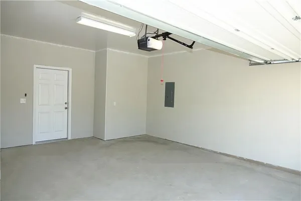 a view of a room with rack on the wall