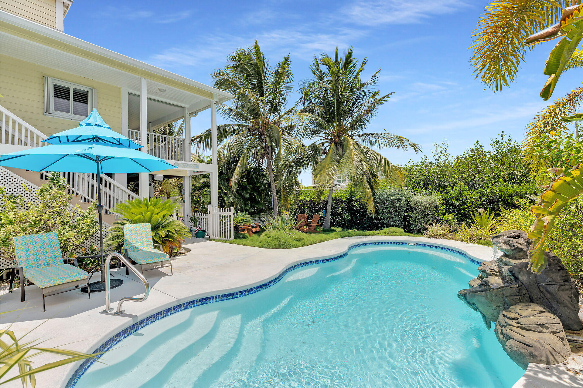 553 Indies Road Summerland Key, FL 33042 - Photo 22 of 64 Resort Style Pool w/ Waterfall