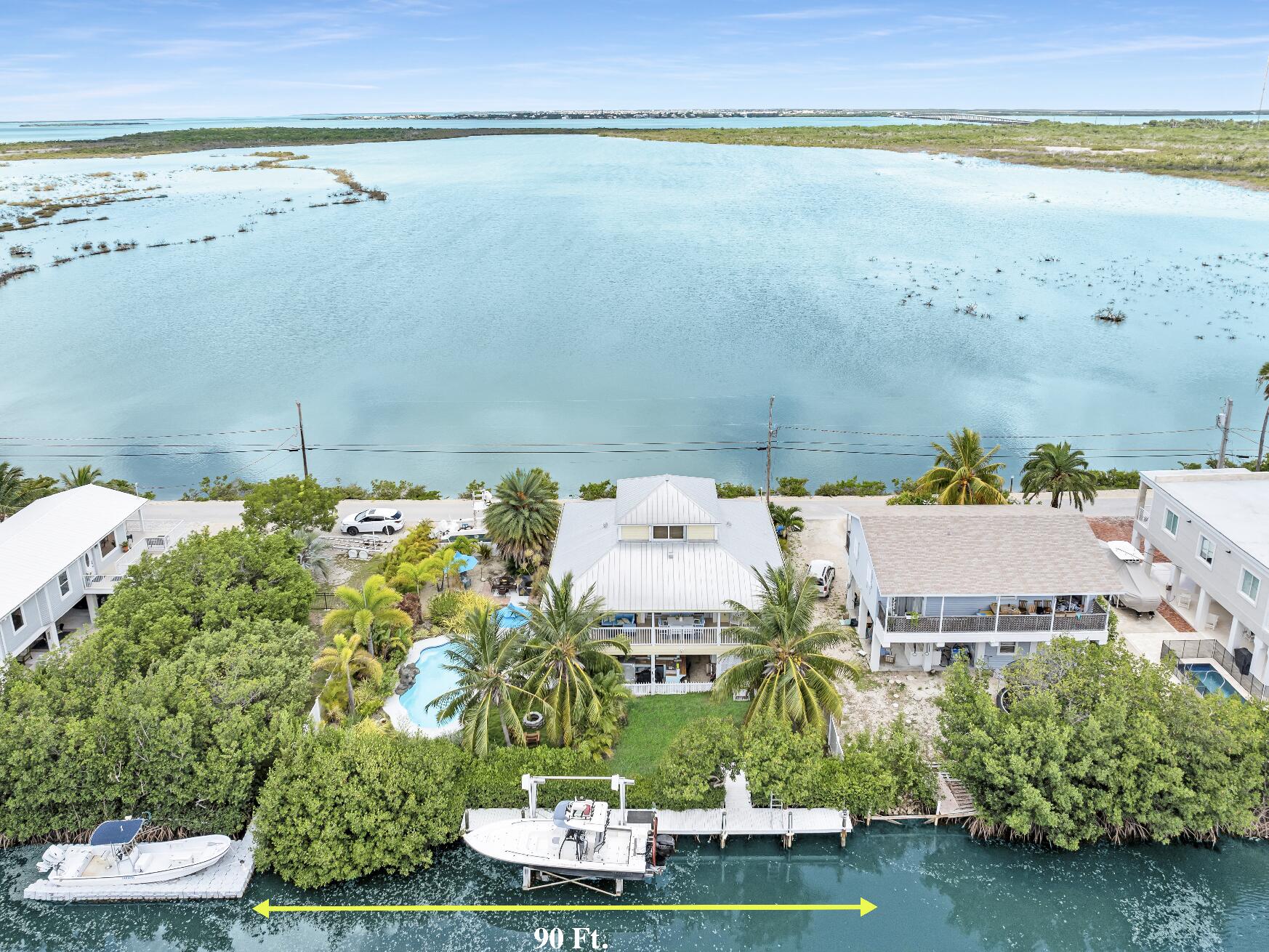 553 Indies Road Summerland Key, FL 33042 - Photo 53 of 64 90 Ft of Water Frontage