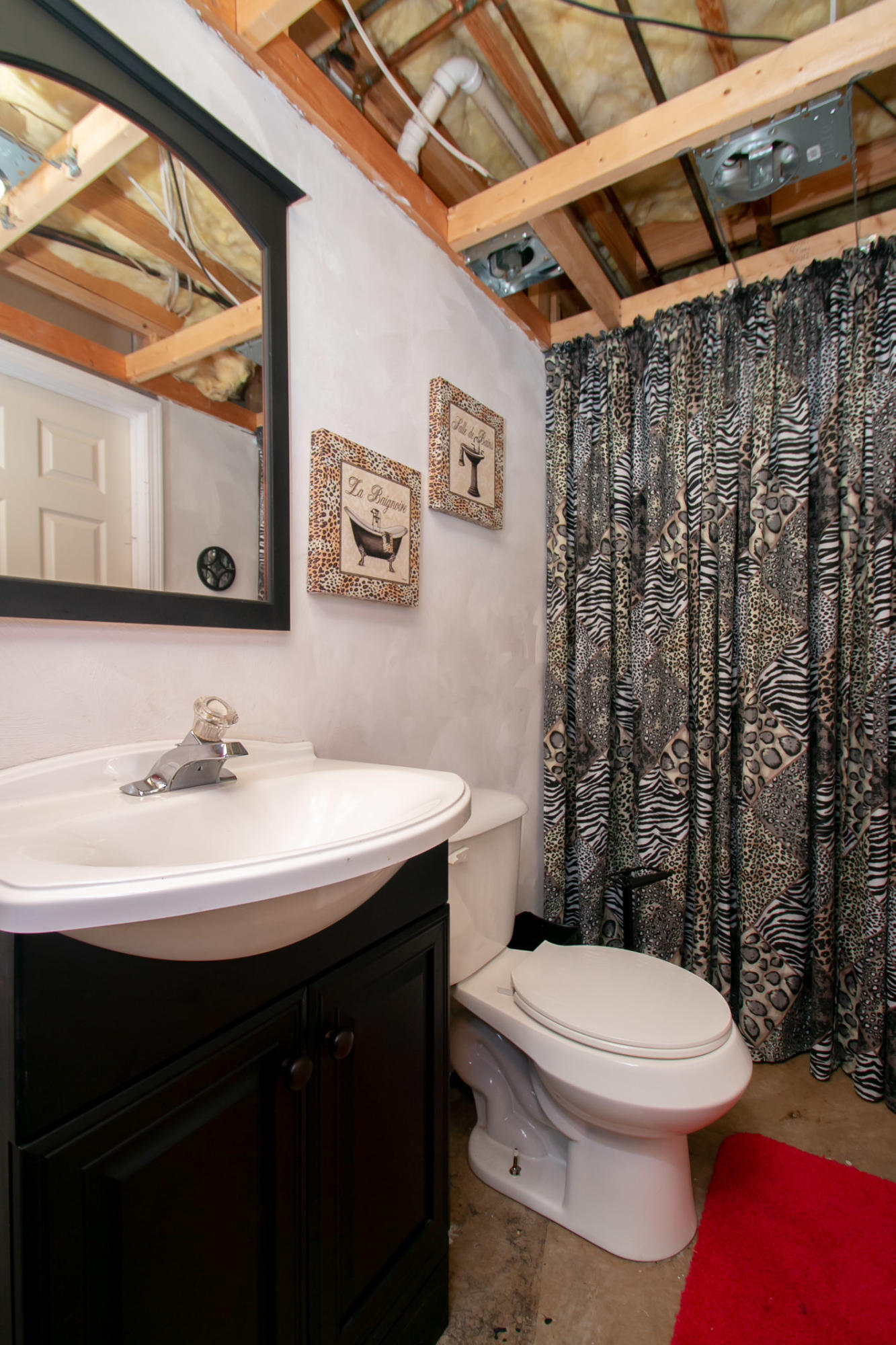 1037 Chandler Road Goodview, VA 24095 - Photo 18 of 21 a bathroom with a sink a toilet and a mirror