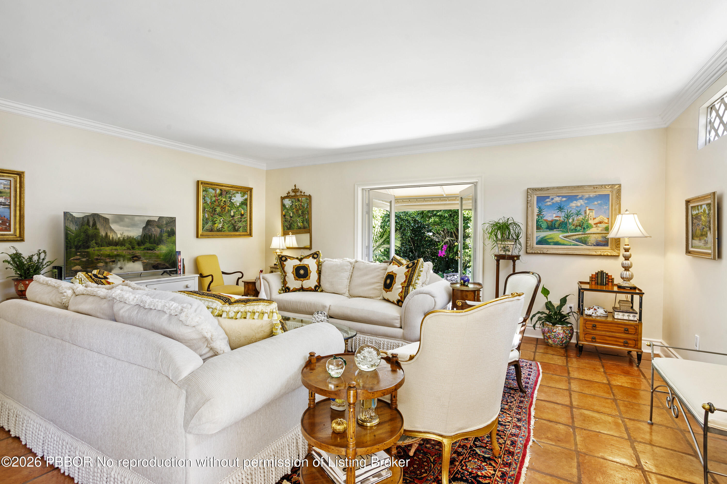 380 Cocoanut Row, Unit 1 Palm Beach, FL 33480 - Photo 2 of 32 a living room with furniture and a large window