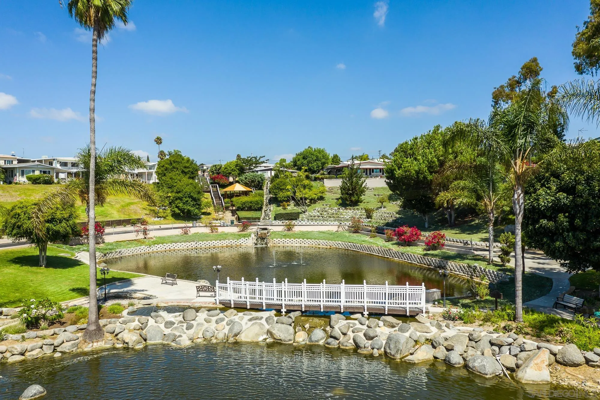 262 Brookside Lane Oceanside, CA 92056 - Photo 36 of 43 a view of swimming pool from a lake view