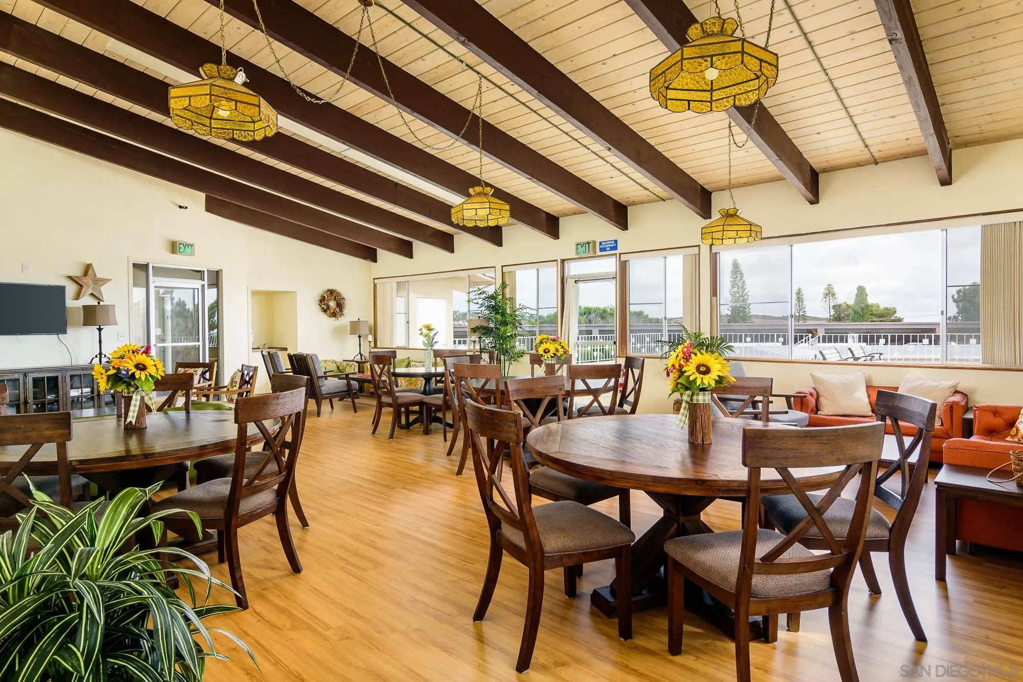 262 Brookside Lane Oceanside, CA 92056 - Photo 42 of 43 a view of a dining room with furniture window and outside view