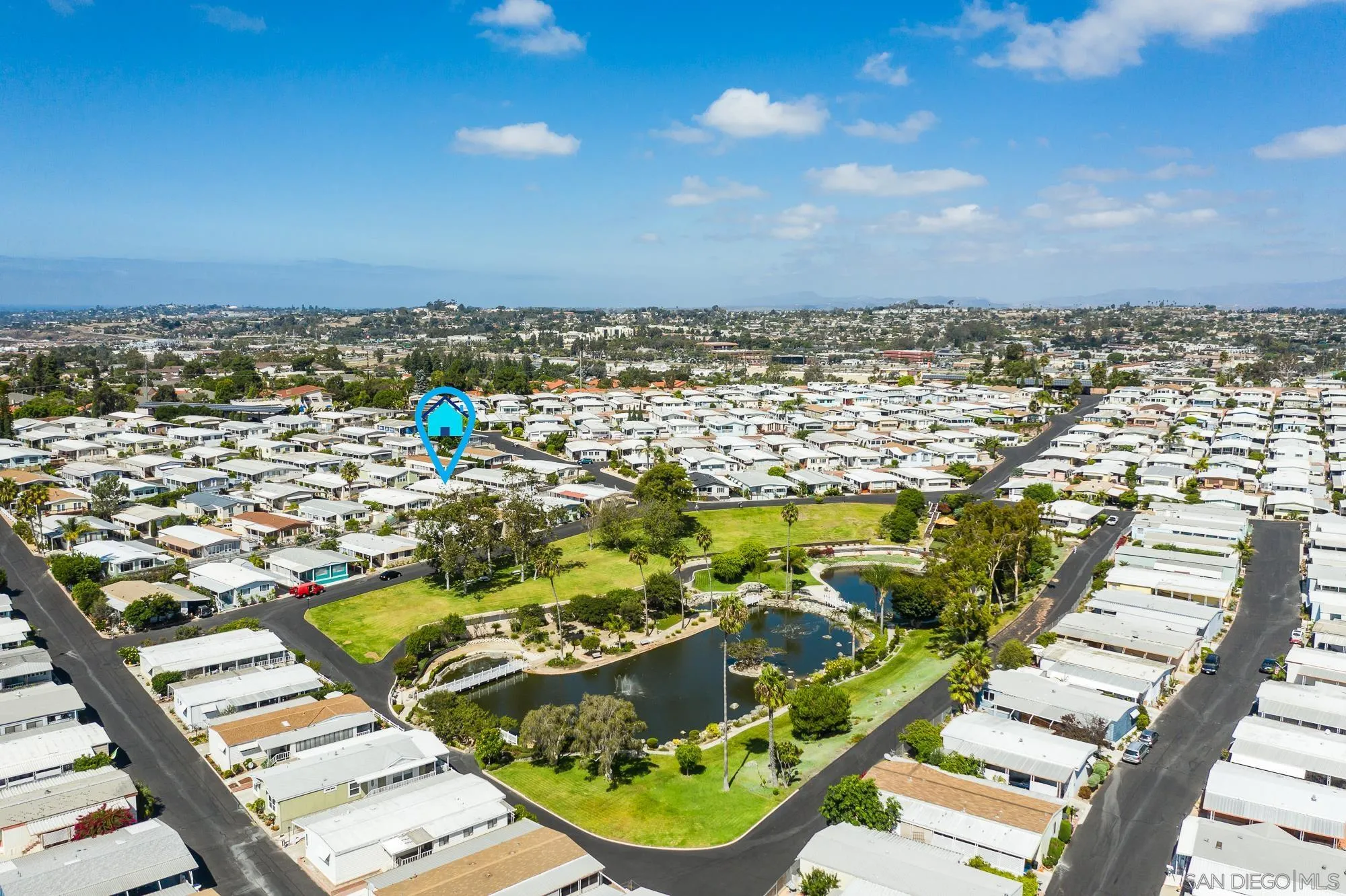 262 Brookside Lane Oceanside, CA 92056 - Photo 5 of 43 an aerial view of a ocean view