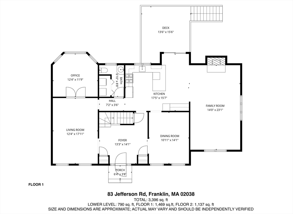 83 Jefferson Road Franklin, MA 02038 - Photo 31 of 34 a picture of a floor plan