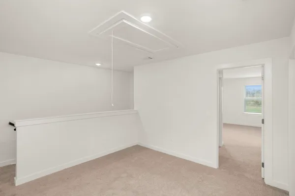 an empty room with a empty space