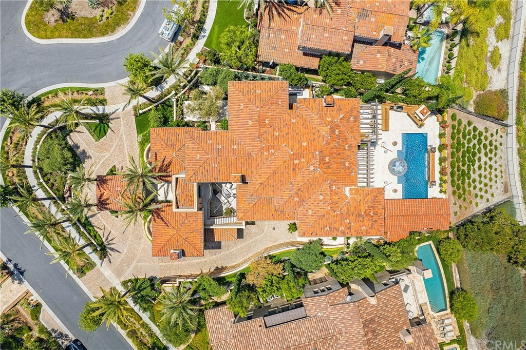 7 Rickie Lane Ladera Ranch, CA 92694 - Photo 35 of 36 an aerial view of a house with a yard and garden