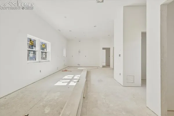 a view of empty room