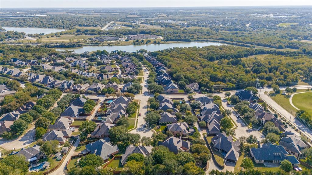 847 Turquoise Point Rockwall, TX 75032 - Photo 30 of 34 an aerial view of residential house with outdoor space