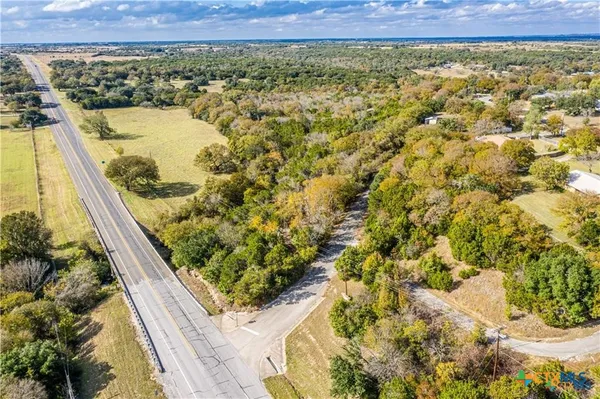 a view of a garden with flowers
