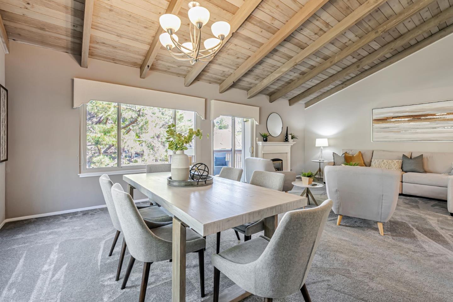 42 Weepingridge Court San Mateo, CA 94402 - Photo 18 of 45 a view of a dining room with furniture window and outside view