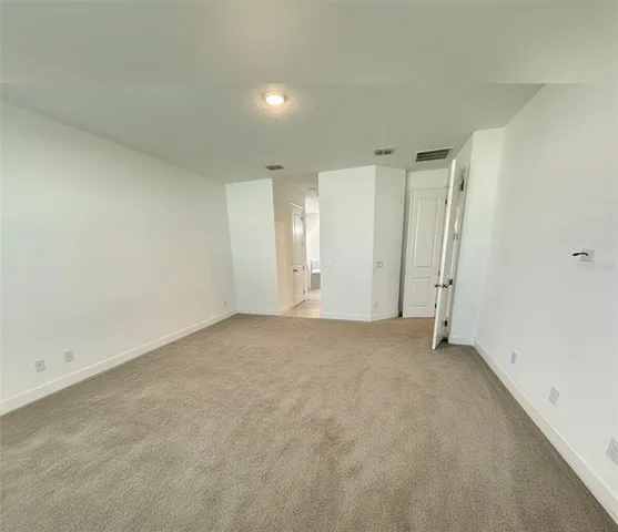 a view of an empty room