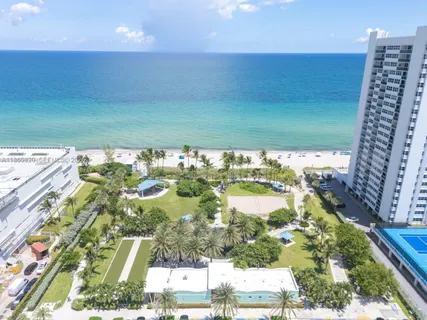 a view of a city with tall buildings