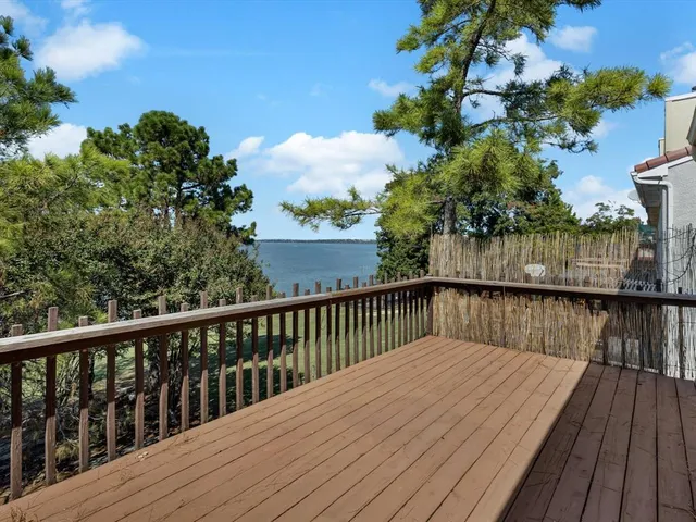 a view of an ocean and beach