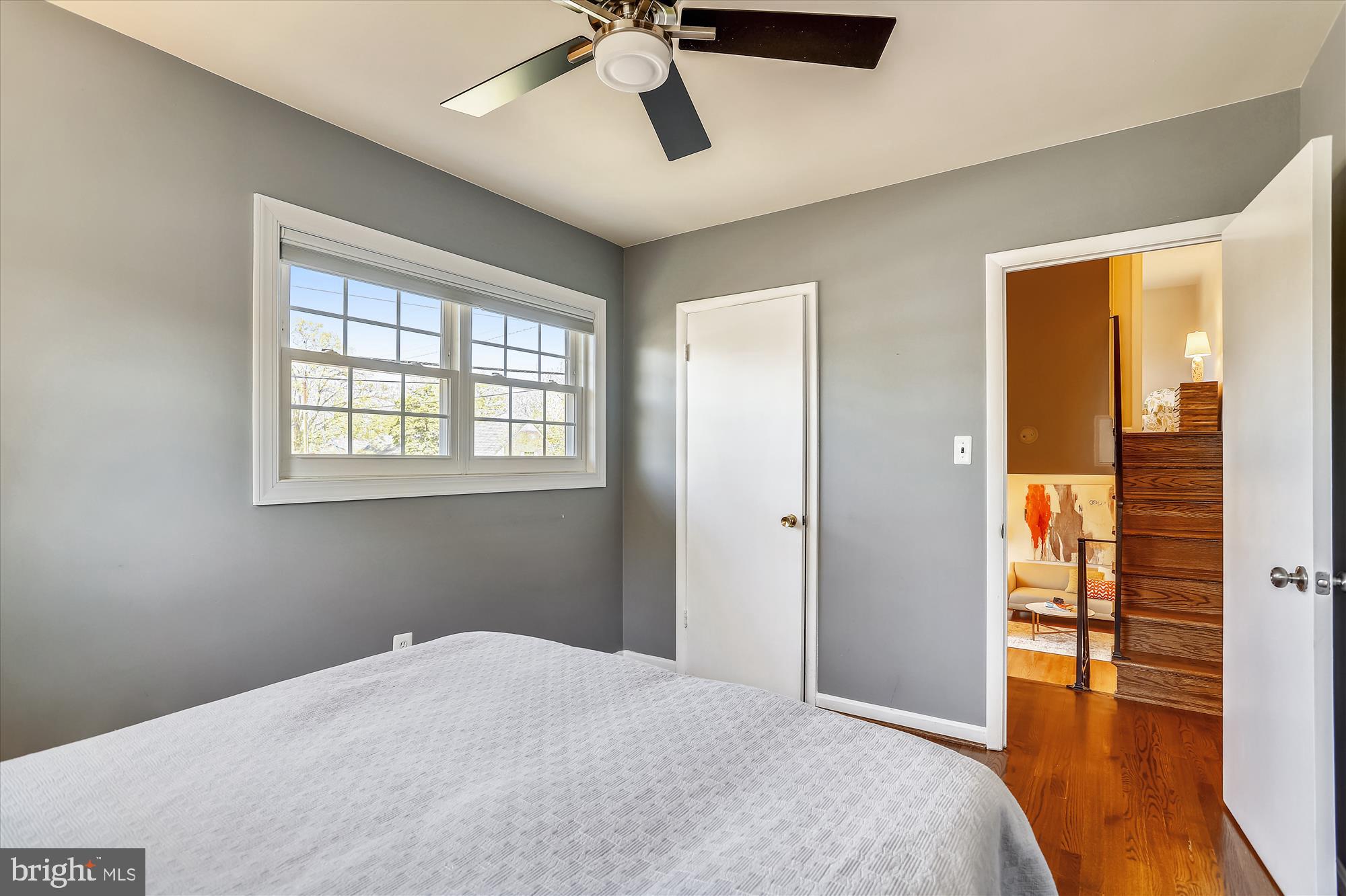 3005 Farm Road Alexandria, VA 22302 - Photo 28 of 59 a bedroom with a bed and a window