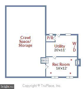 3005 Farm Road Alexandria, VA 22302 - Photo 59 of 59 Lower Level Floor Plan