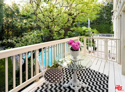 a outdoor living space with furniture