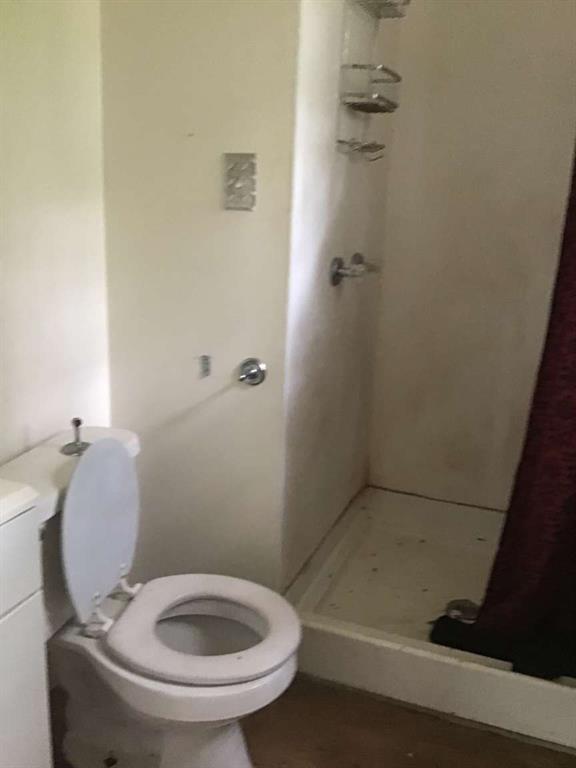 1847 Cook Street Shreveport, LA 71101 - Photo 22 of 38 a bathroom with a toilet and a shower
