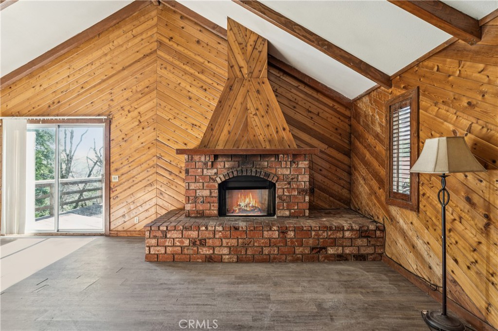 1209 Bridal Path Rimforest, CA 92378 - Photo 12 of 28 LIVING ROOM AND FIREPLACE