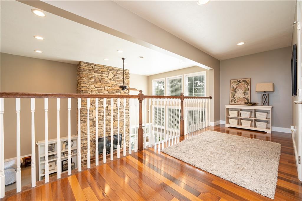 121 Stoney Springs Road Greensburg, PA 15601 - Photo 27 of 45 a view of a living room and a balcony
