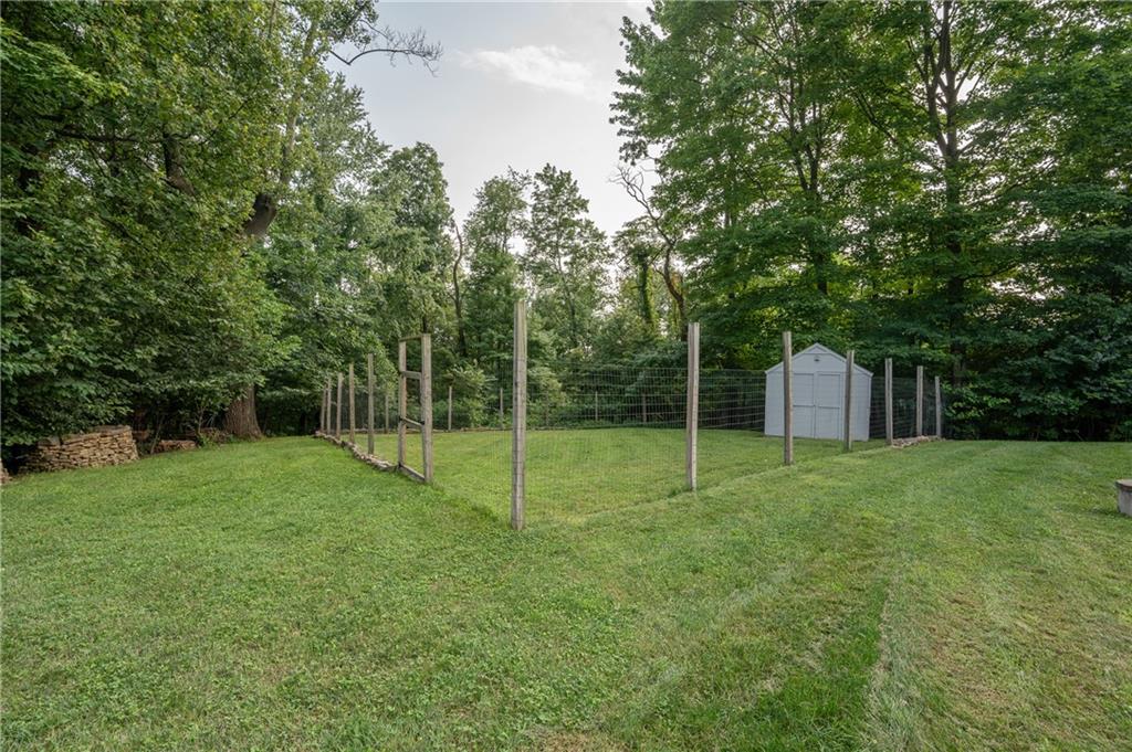 121 Stoney Springs Road Greensburg, PA 15601 - Photo 42 of 45 a view of a backyard with a trampoline