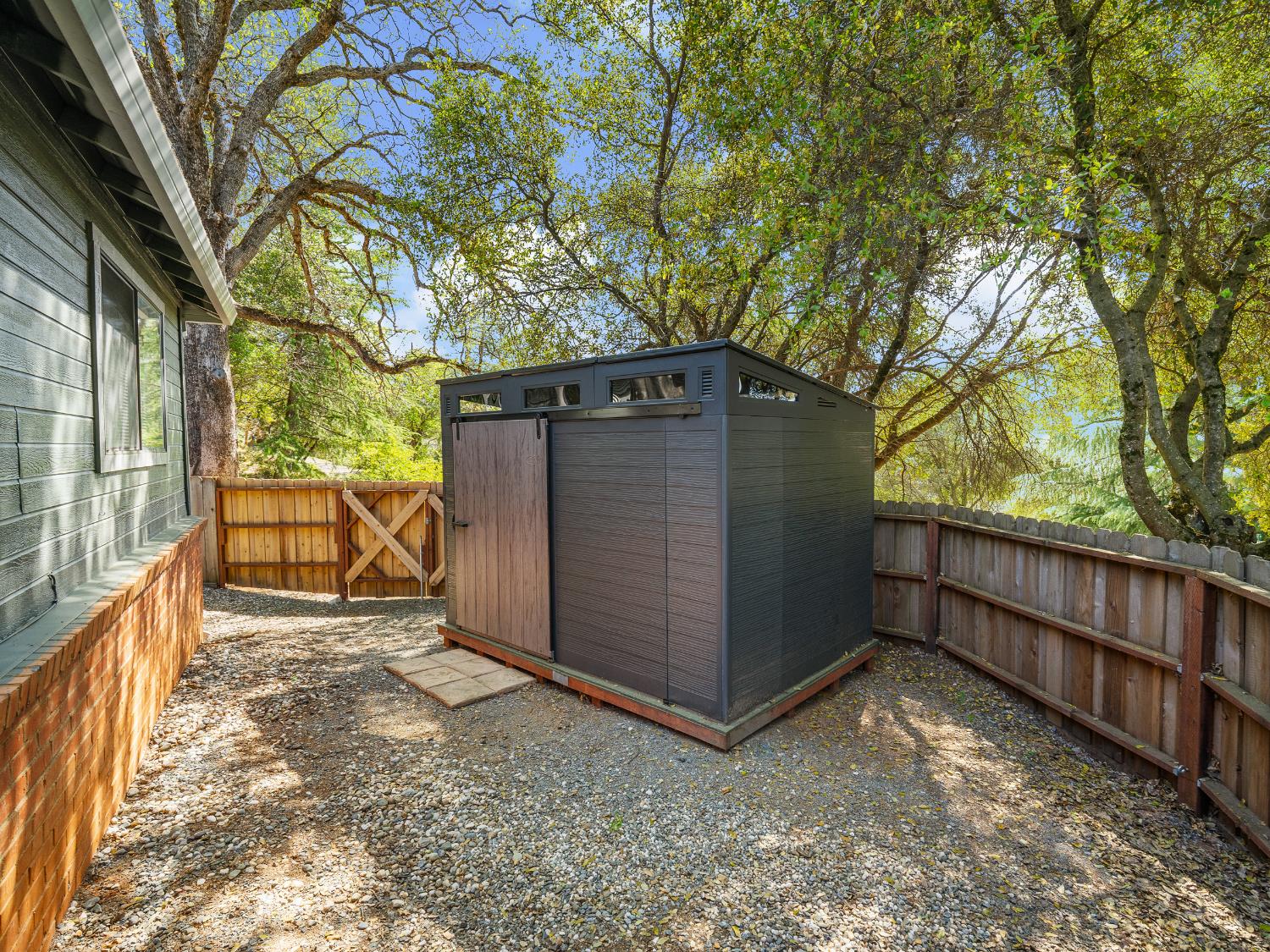 2401 Roxana Street Placerville, CA 95667 - Photo 32 of 45 a view of a wooden fence