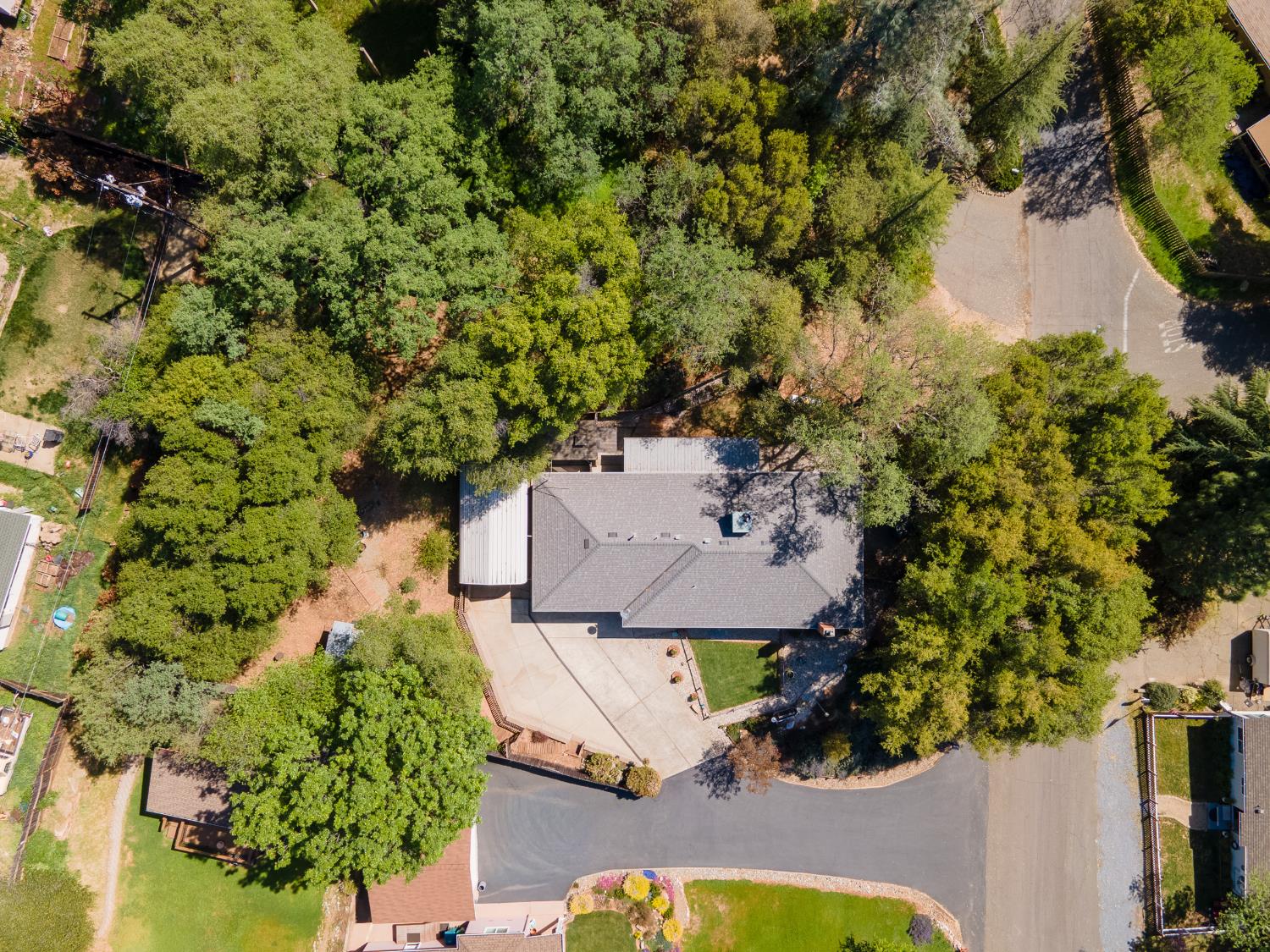 2401 Roxana Street Placerville, CA 95667 - Photo 42 of 45 an aerial view of a house with a yard