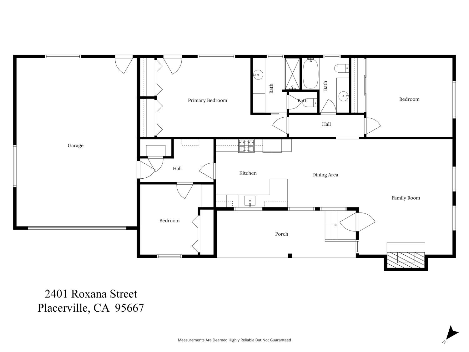 2401 Roxana Street Placerville, CA 95667 - Photo 45 of 45 a picture of a floor plan