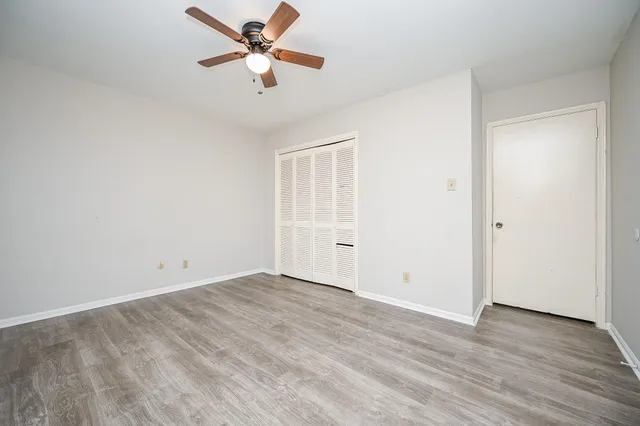 wooden floor in an empty room
