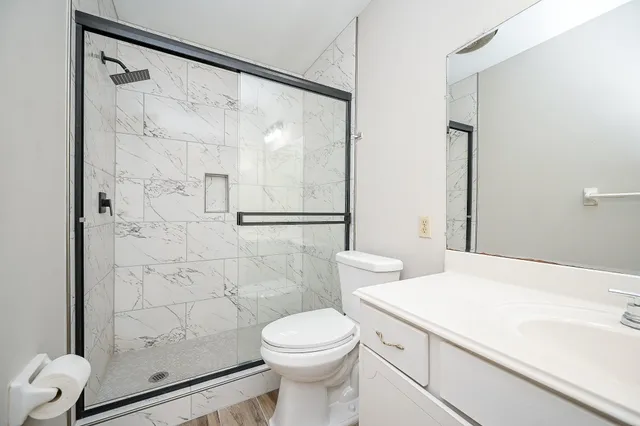 a bathroom with a sink and a toilet