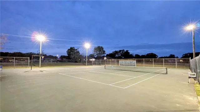a view of a tennis court