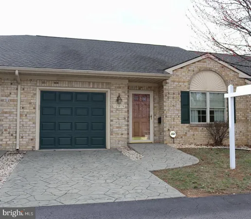 a view of a house with a garage