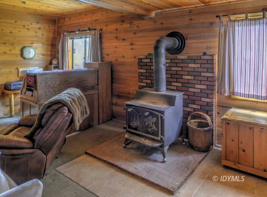 54100 North Ridge Drive Idyllwild, CA 92549 - Photo 12 of 16 Family huge woodstove - heats the house!
