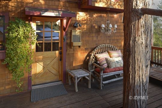 54100 North Ridge Drive Idyllwild, CA 92549 - Photo 15 of 16 Lower level entry door