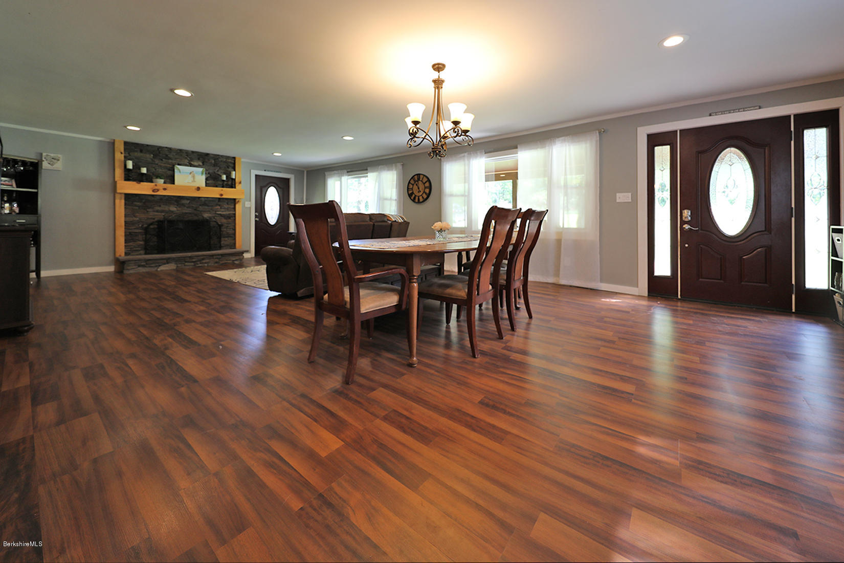 14 Ed Jones Road Otis, MA 01253 - Photo 4 of 28 a view of a dining room with furniture window and wooden floor