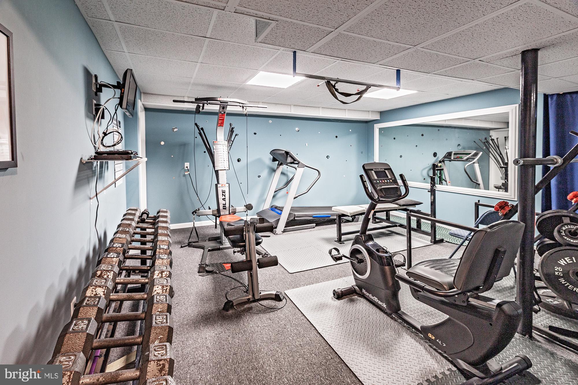 187 Amwellbury Road Salem, NJ 08079 - Photo 28 of 53 basement gym