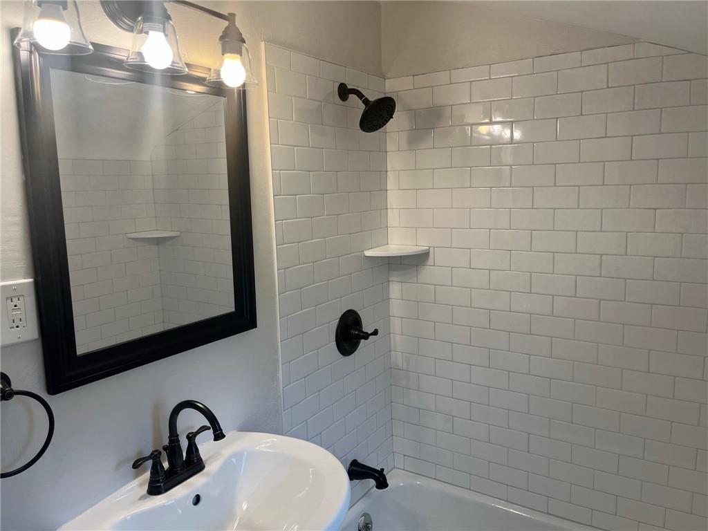 1466 Cathell Road Pittsburgh, PA 15236 - Photo 22 of 32 a bathroom with a sink a toilet and shower