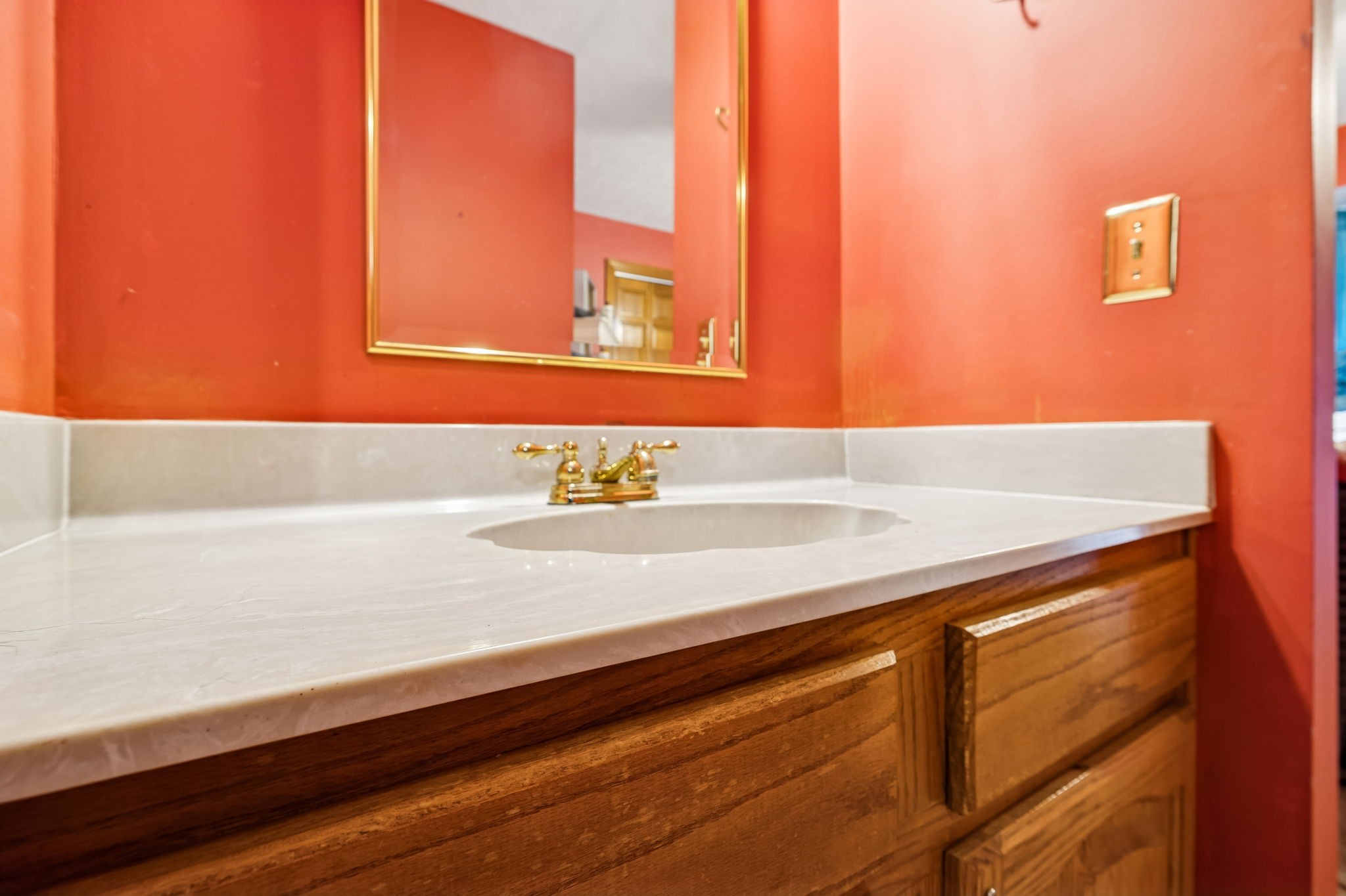 121 Kimberly Lane Pleasant View, TN 37146 - Photo 17 of 42 a bathroom with a sink and a mirror