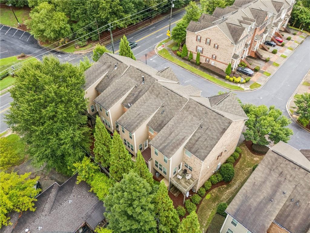 1514 Woodbridge Way Northeast Atlanta, GA 30329 - Photo 7 of 54 an aerial view of a house with garden