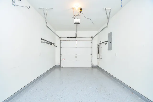 a view of a room with an empty space