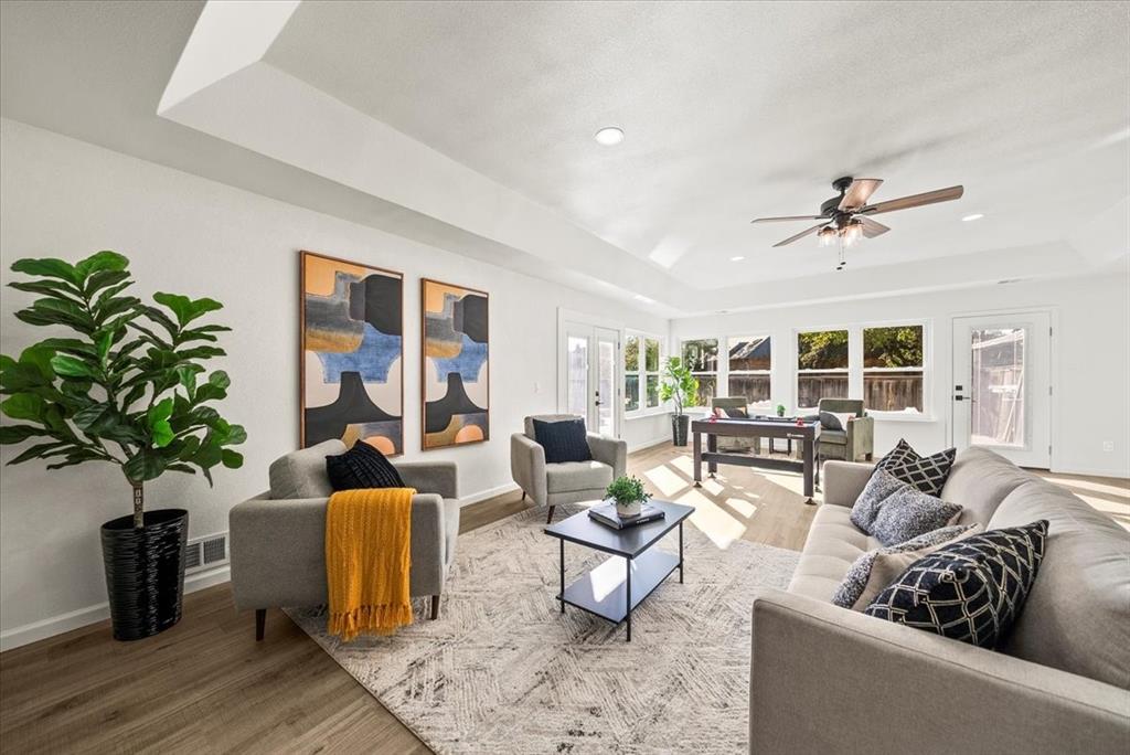3609 Hidalgo Street Irving, TX 75062 - Photo 21 of 40 a living room with furniture potted plant and a window