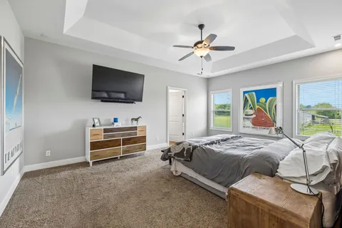 a view of a living room and dining room