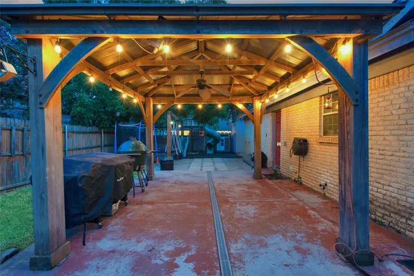 a view of outdoor space patio and deck