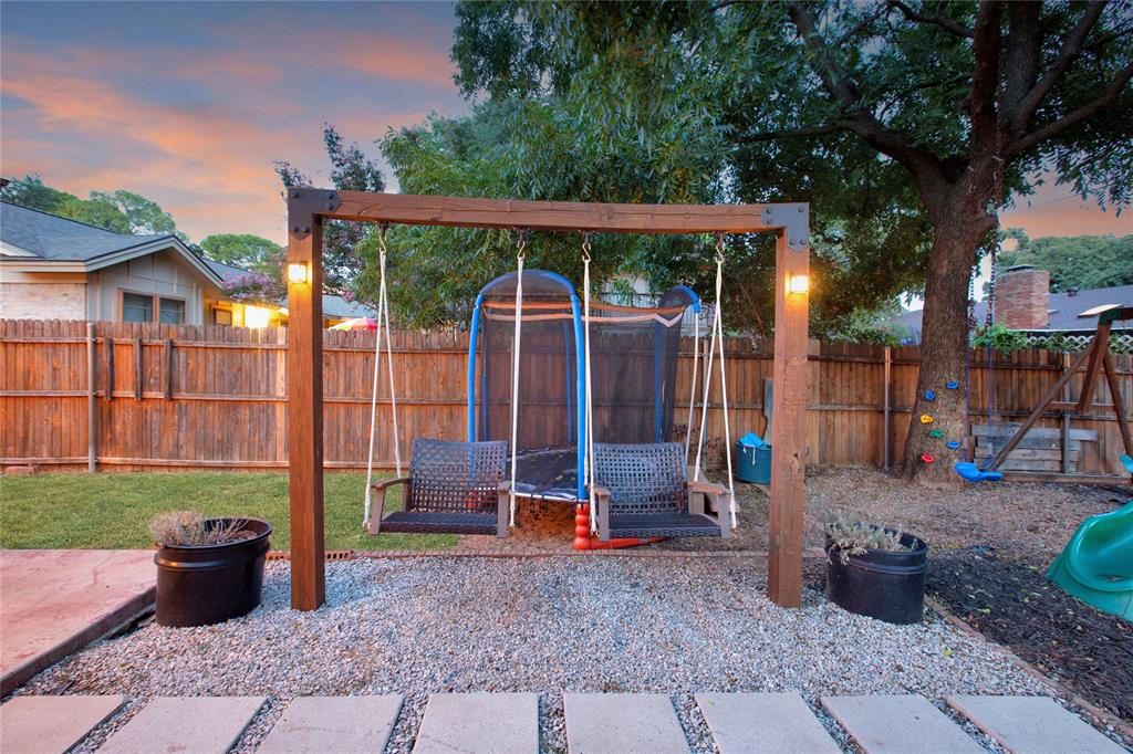 853 Royal Terrace Hurst, TX 76053 - Photo 33 of 34 a view of yard with deck and seating space