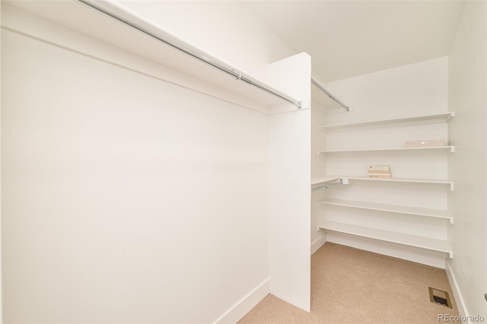 2357 South High Street Denver, CO 80210 - Photo 23 of 41 a view of an empty walk in closet