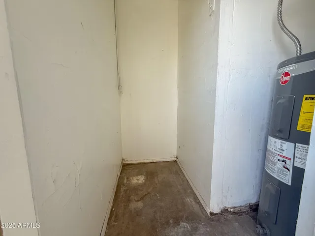 a view of a storage & utility room