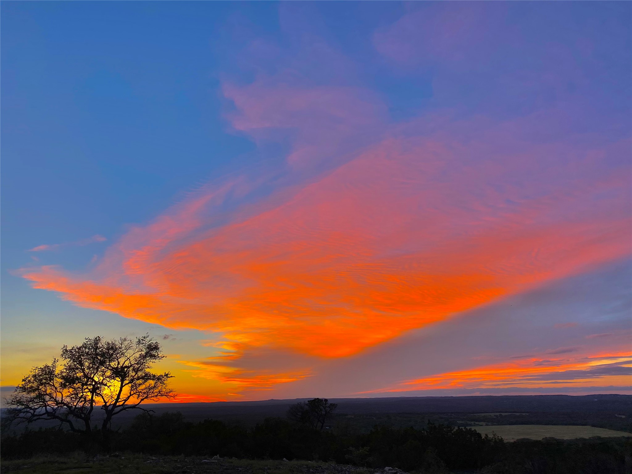 7819 Ranch To Market Road 2766 Ranch Johnson City, TX 78636 - Photo 11 of 30 a view of sunset