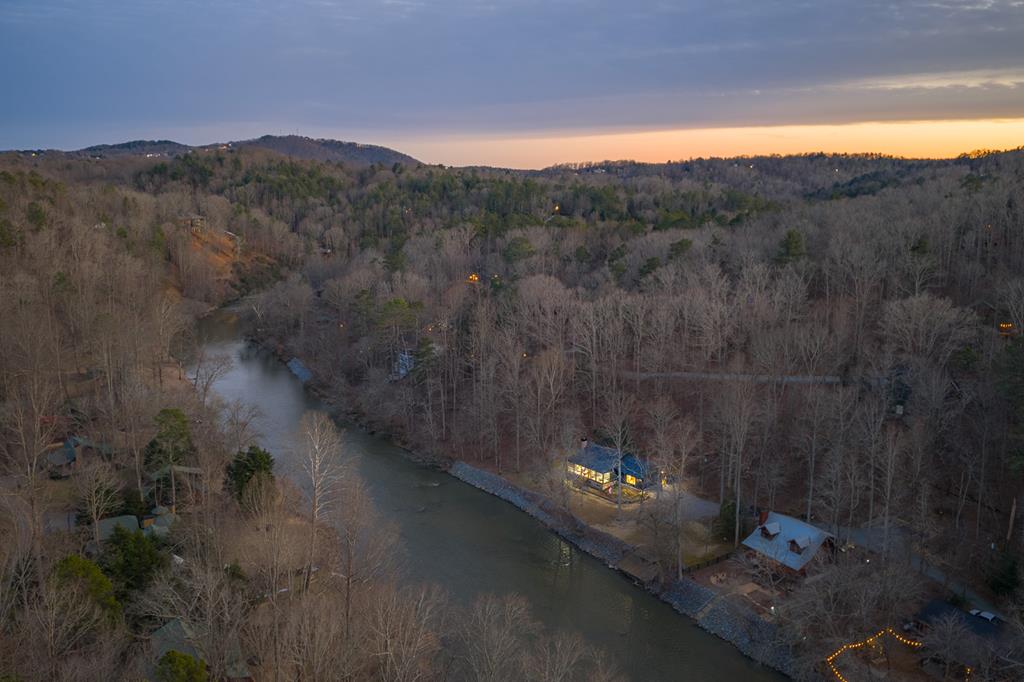 480 Riveredge Lane Ellijay, GA 30540 - Photo 60 of 66 a view of a city from a balcony
